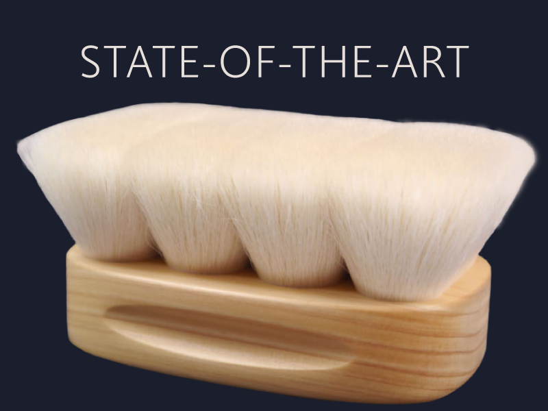 Finishing Brush from Goat Hair - Hand Made