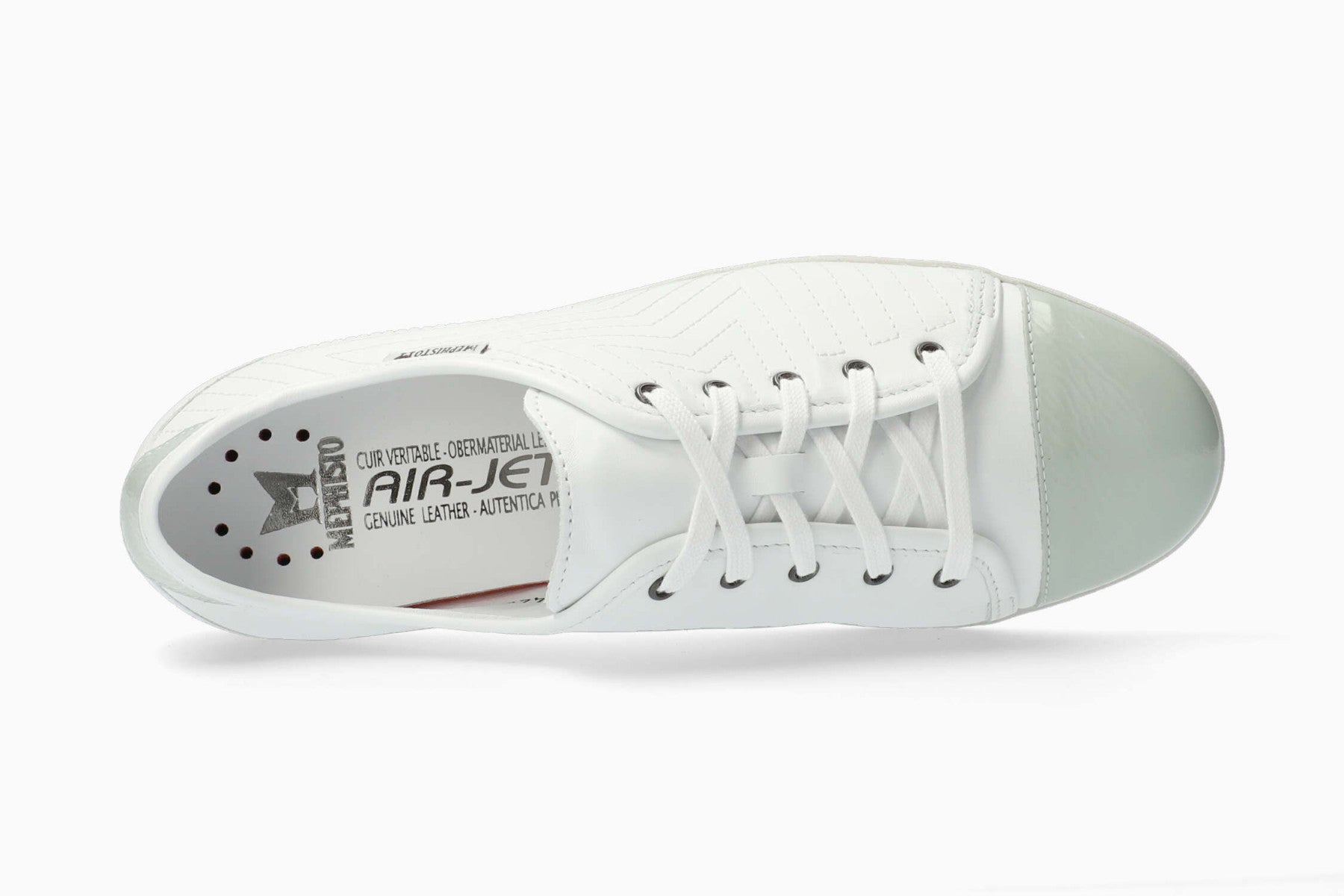 Ketty - White Cap Toe Lightweight Women Sneakers