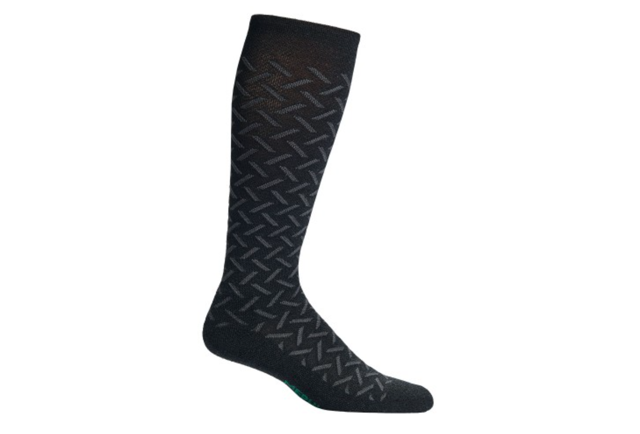 Compression Socks - Herringbone Black