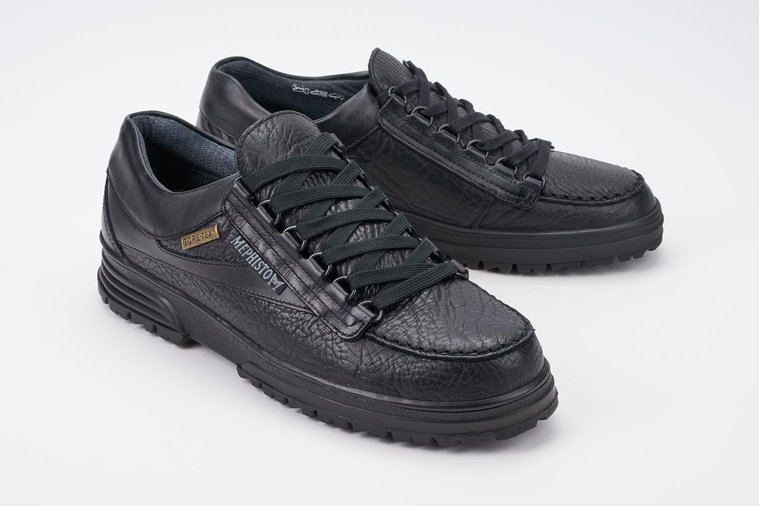 Mephisto Men's Break Black 714 / 384 Gore-Tex hiking shoe profile view