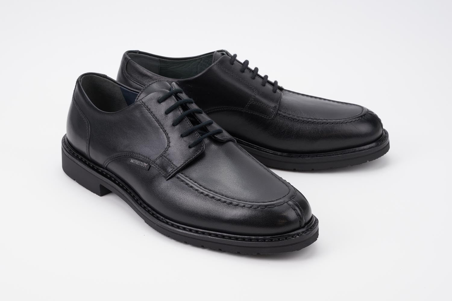 Mephisto Men's Phoebus Black Smooth 8800 split toe dress oxford multi view
